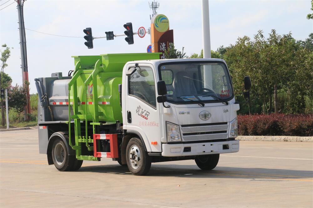 6方餐廚垃圾車(chē)-解放國(guó)六6方廚余泔水餐廚垃圾車(chē)廠(chǎng)家（方罐）
