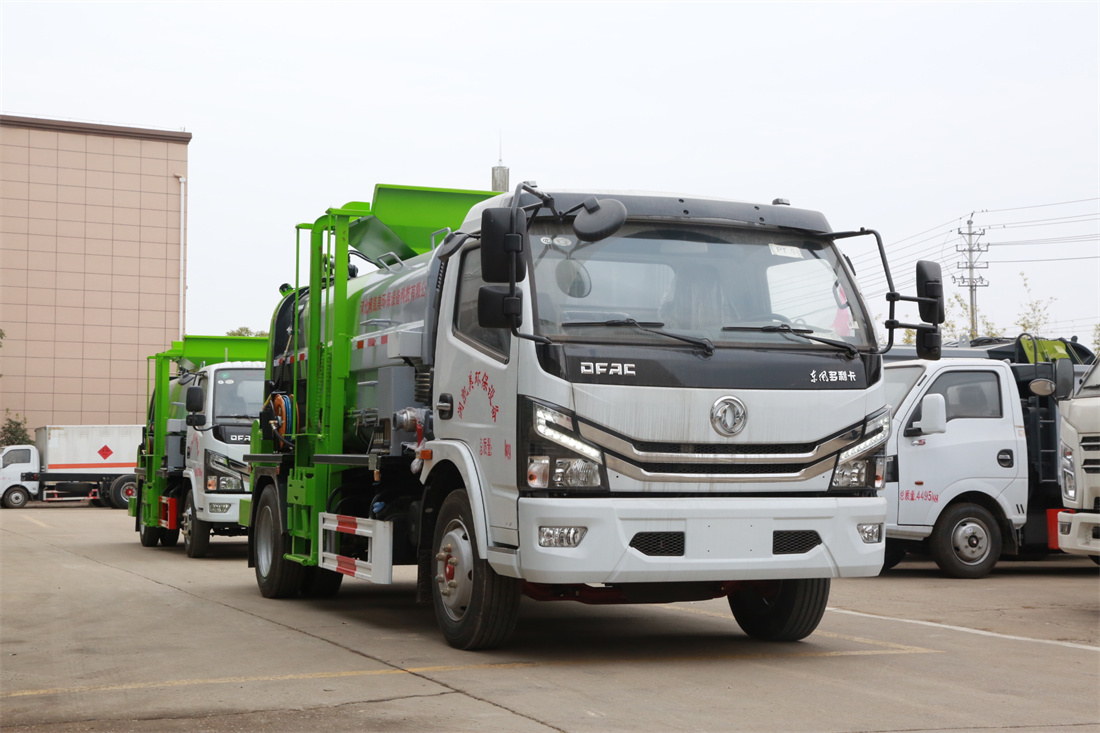 8方餐廚垃圾車(chē)-東風(fēng)多利卡國(guó)六8方廚余泔水餐廚垃圾車(chē)廠(chǎng)家（方罐）